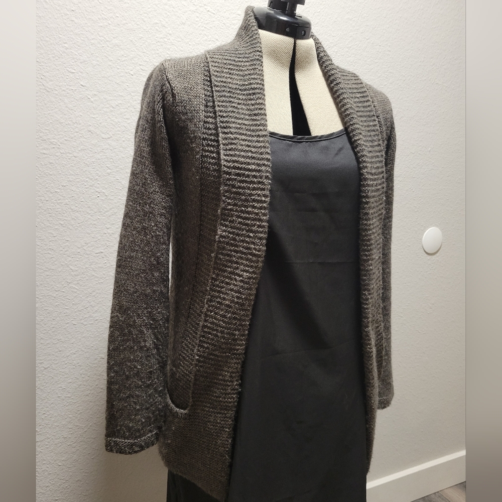 MARY S Gray Long Sleeved Sweater